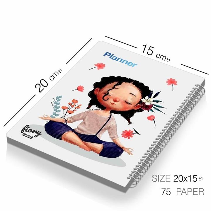 دفتر برنامه ریزی مستر راد طرح یوگا مدل پلنر روزانه کد fiory 1848